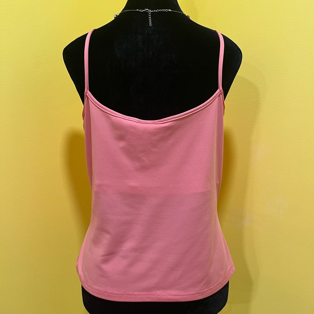 VTG First Issue Pink Rhinestone Tank Top Size Large - Picture 2 of 7